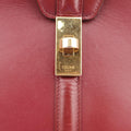Pre-owned Celine 16 Bag Burgundy Calfskin  shoulderbag | stylenewstar