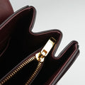Pre-owned Celine 16 Bag Burgundy Calfskin  shoulderbag | stylenewstar