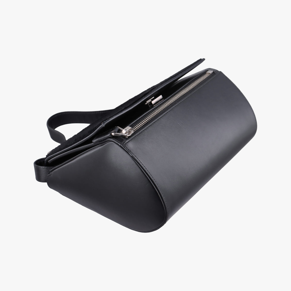 Vintage Givenchy Pandora Box Black Leather × Ponyhair  shoulderbag | stylenewstar