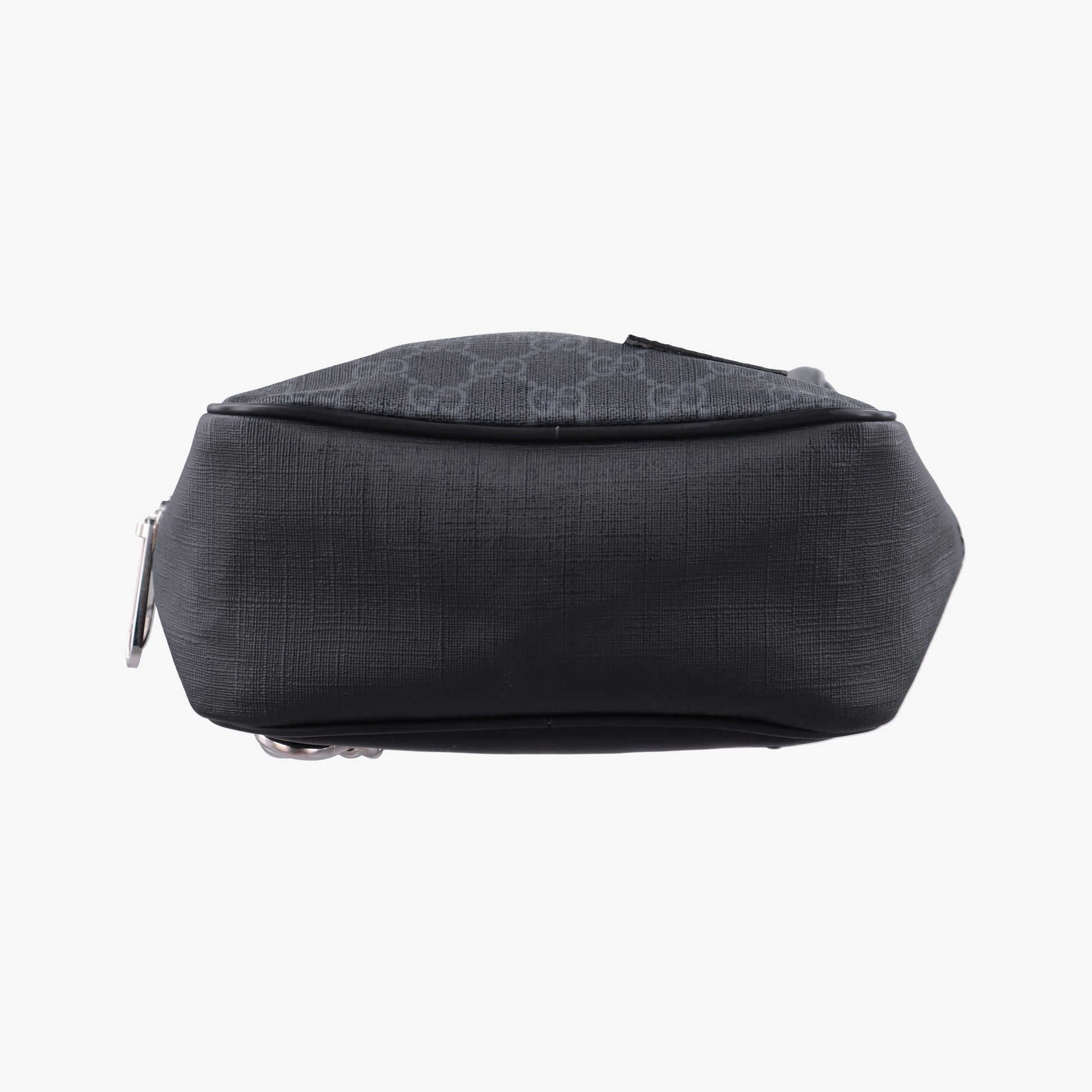 Pre-owned Gucci GG Supreme Navy x Black PVC coated canvas 478325 bum bag/waist bag | stylenewstar