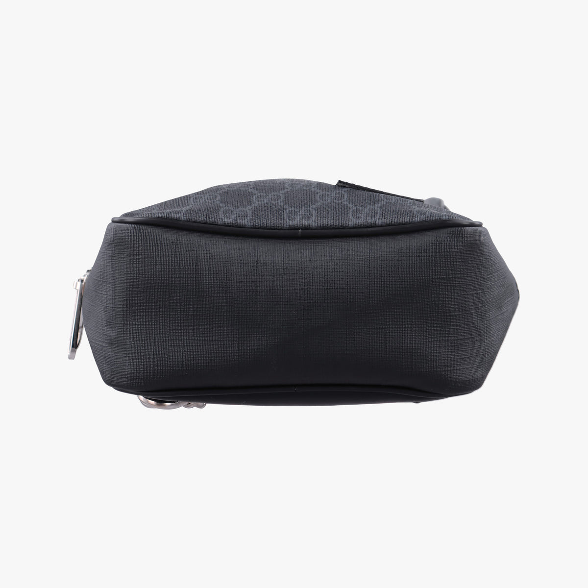 Pre-owned Gucci GG Supreme Navy x Black PVC coated canvas 478325 bum bag/waist bag | stylenewstar