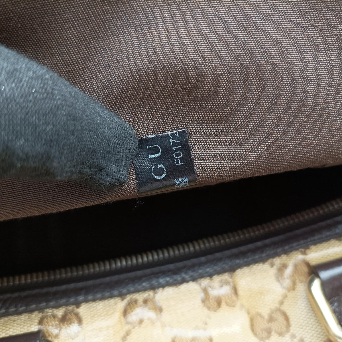 Joy Guccissima Brown PVC coated canvas 265697 F017281348ジョイ グッチッシマ ブラウン PVCコーティングキャンバス 265697 F017281348
