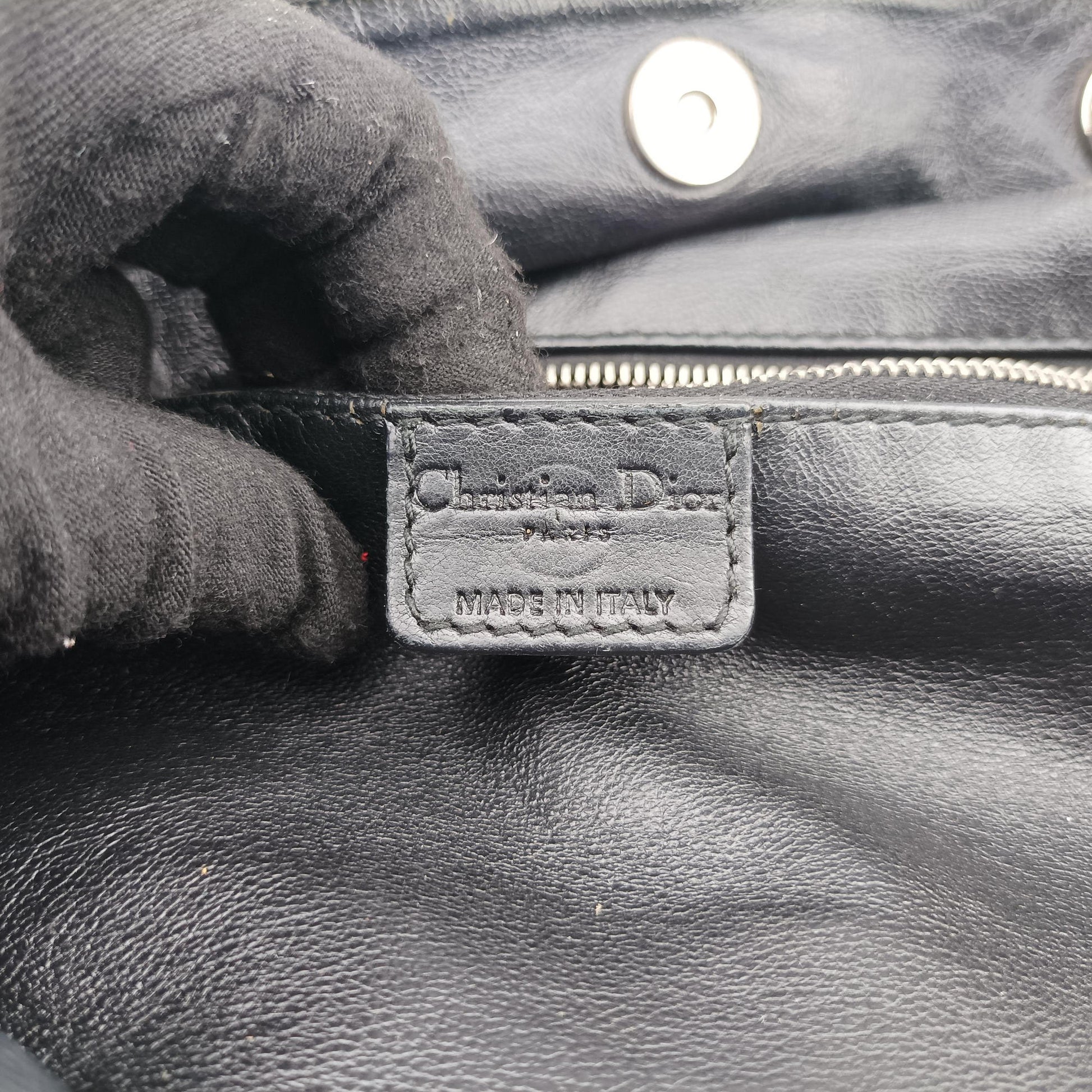 Soft Lady Dior Intrecciato Tote Black lambskin 225-BM-0038ソフト レディディオール イントレチャート トート ブラック ラムスキン 225-BM-0038