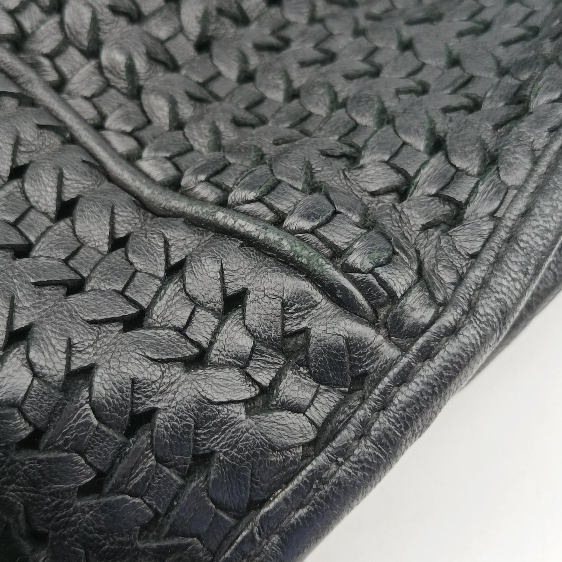 Soft Lady Dior Intrecciato Tote Black lambskin 225-BM-0038ソフト レディディオール イントレチャート トート ブラック ラムスキン 225-BM-0038