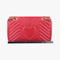 GG Marmont Red Leather 443497 C022367849GGマーモント レッド レザー 443497 C022367849