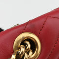 GG Marmont Red Leather 443497 C022367849GGマーモント レッド レザー 443497 C022367849
