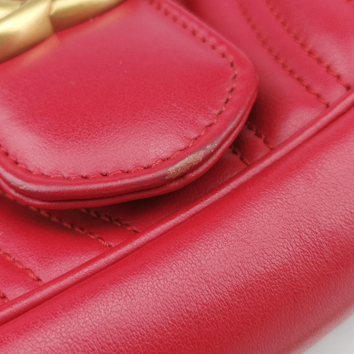 GG Marmont Red Leather 443497 C022367849GGマーモント レッド レザー 443497 C022367849