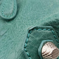 Pre-owned Balenciaga Pompon Green Leather  shoulderbag | stylenewstar
