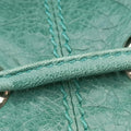 Pre-owned Balenciaga Pompon Green Leather  shoulderbag | stylenewstar