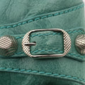 Pre-owned Balenciaga Pompon Green Leather  shoulderbag | stylenewstar
