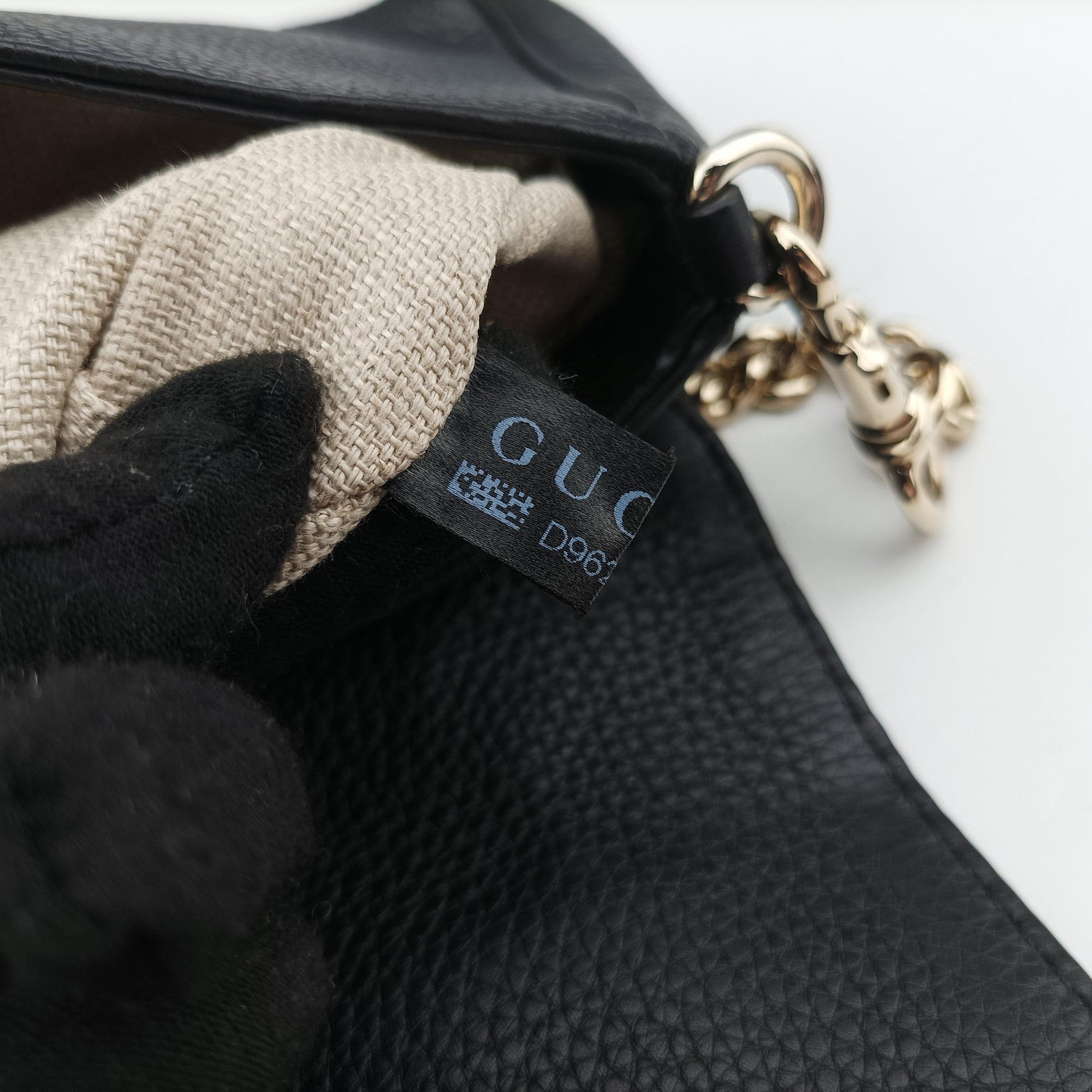 Greenwich chain Black Leather 268748 D9626606グリニッジ チェーン ブラック レザー 268748 D9626606