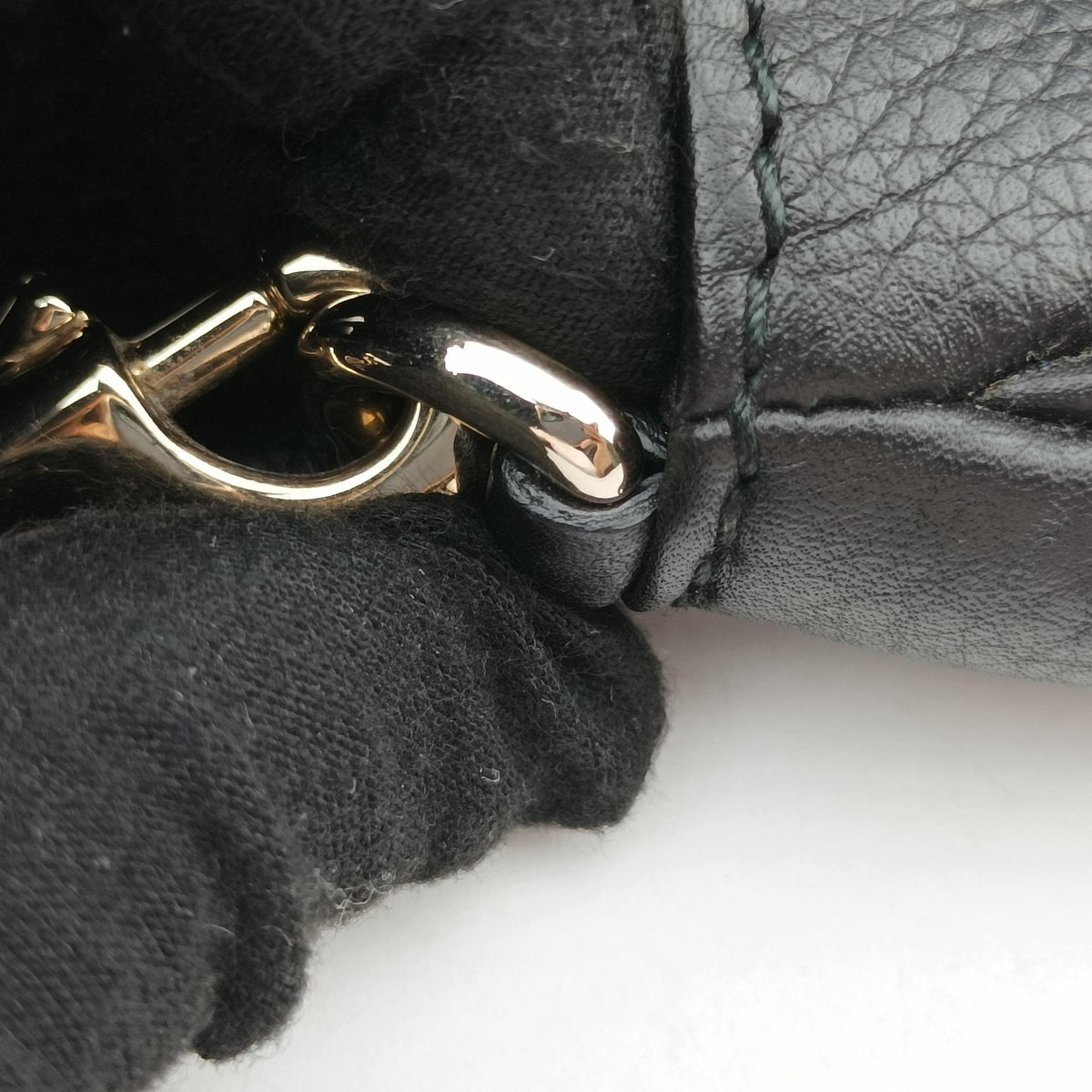 Greenwich chain Black Leather 268748 D9626606グリニッジ チェーン ブラック レザー 268748 D9626606