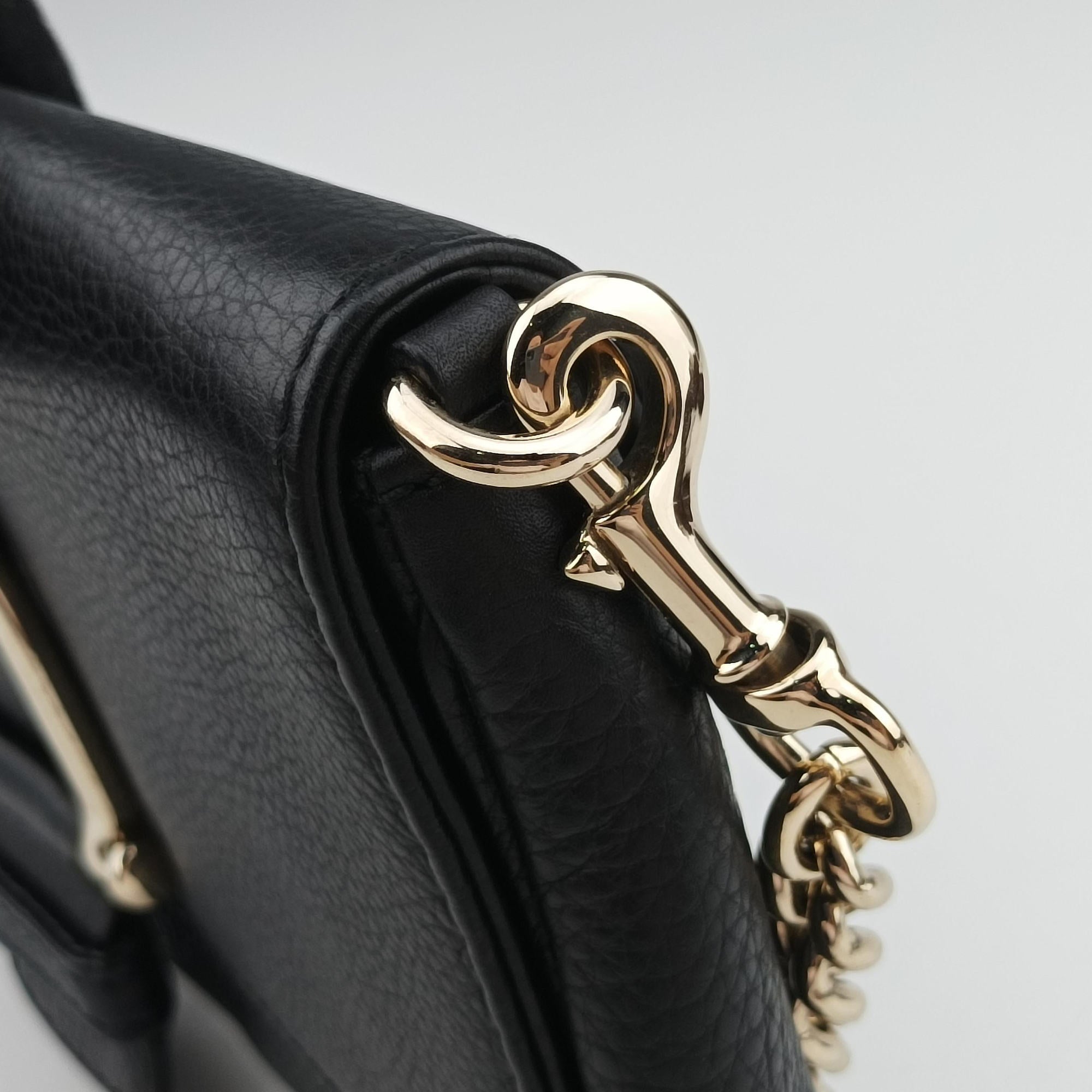 Greenwich chain Black Leather 268748 D9626606グリニッジ チェーン ブラック レザー 268748 D9626606