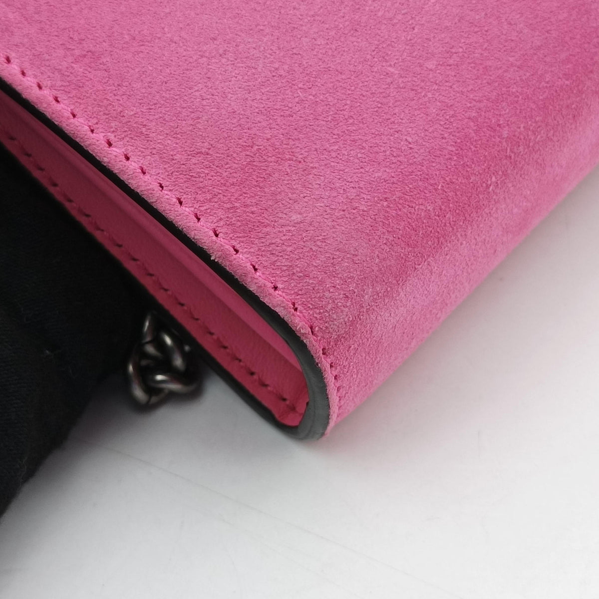 Pre-owned Gucci Dionysus Pink Suede 401231 shoulderbag | stylenewstar