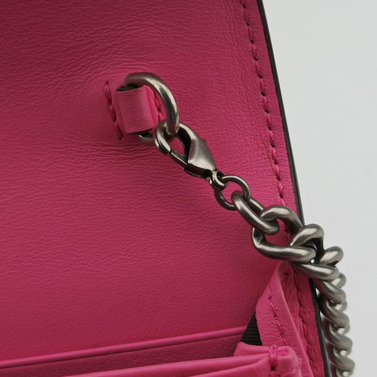Pre-owned Gucci Dionysus Pink Suede 401231 shoulderbag | stylenewstar