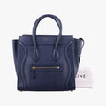 Luggage Mini Shopper Navy Leather S-ZP-0193ラゲージミニショッパー ネイビー レザー S-ZP-0193