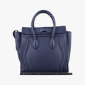 Luggage Mini Shopper Navy Leather S-ZP-0193ラゲージミニショッパー ネイビー レザー S-ZP-0193