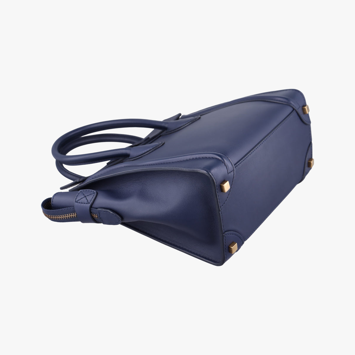 Luggage Mini Shopper Navy Leather S-ZP-0193ラゲージミニショッパー ネイビー レザー S-ZP-0193