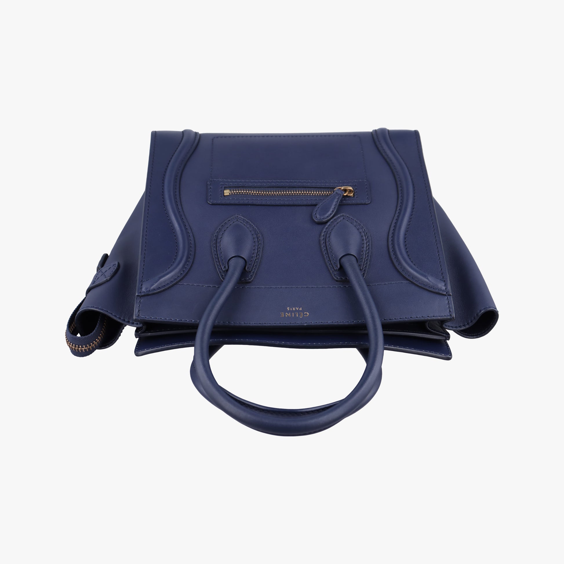 Luggage Mini Shopper Navy Leather S-ZP-0193ラゲージミニショッパー ネイビー レザー S-ZP-0193