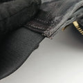 Zucca Diagonal Pattern Black PVC Coated Canvas 7VA434 7VA434 A5N7 198-8241ズッカ柄 ダイアゴナル ブラック PVCコーティングキャンバス 7VA434 7VA434 A5N7 198-8241