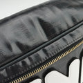 Zucca Diagonal Pattern Black PVC Coated Canvas 7VA434 7VA434 A5N7 198-8241ズッカ柄 ダイアゴナル ブラック PVCコーティングキャンバス 7VA434 7VA434 A5N7 198-8241