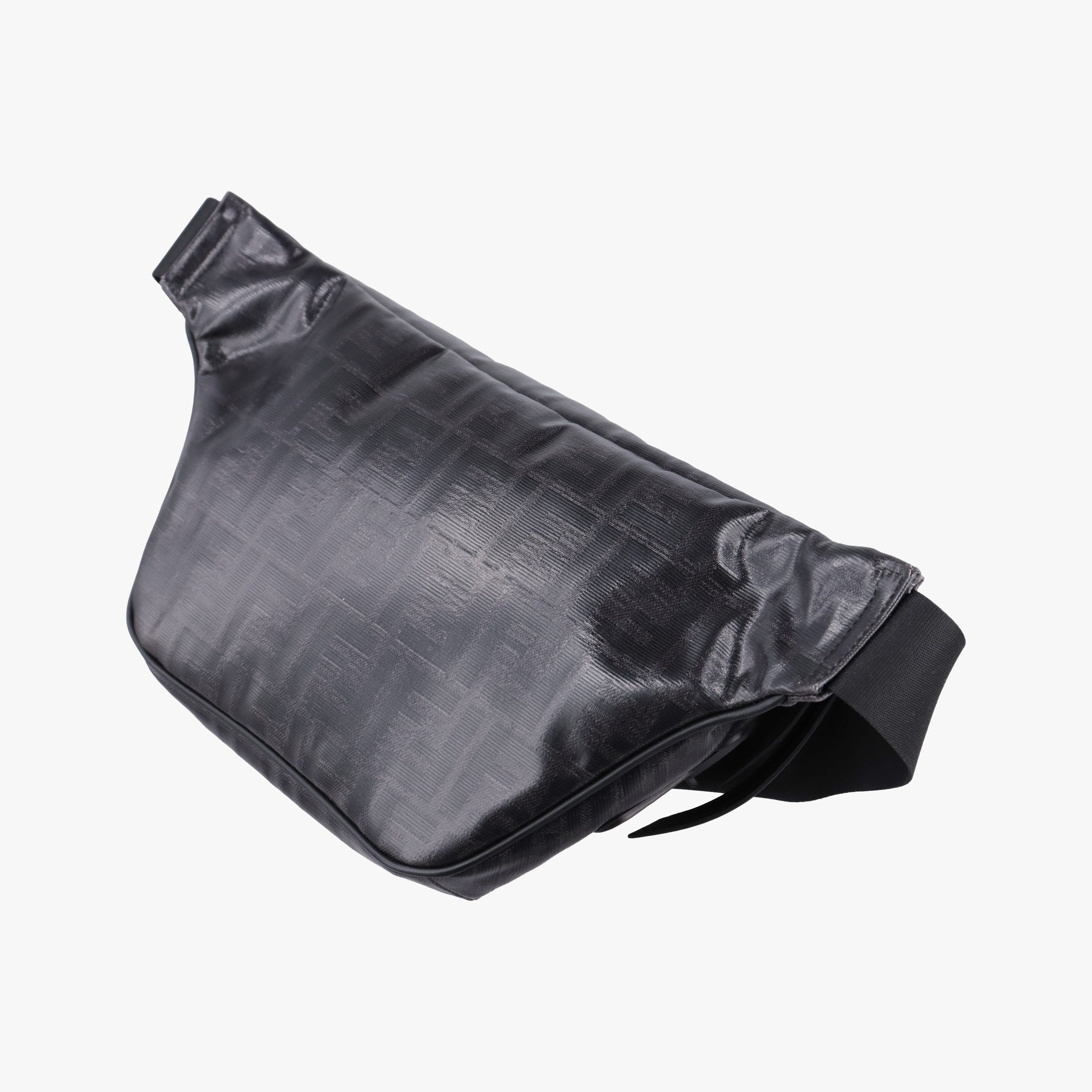 Zucca Diagonal Pattern Black PVC Coated Canvas 7VA434 7VA434 A5N7 198-8241ズッカ柄 ダイアゴナル ブラック PVCコーティングキャンバス 7VA434 7VA434 A5N7 198-8241
