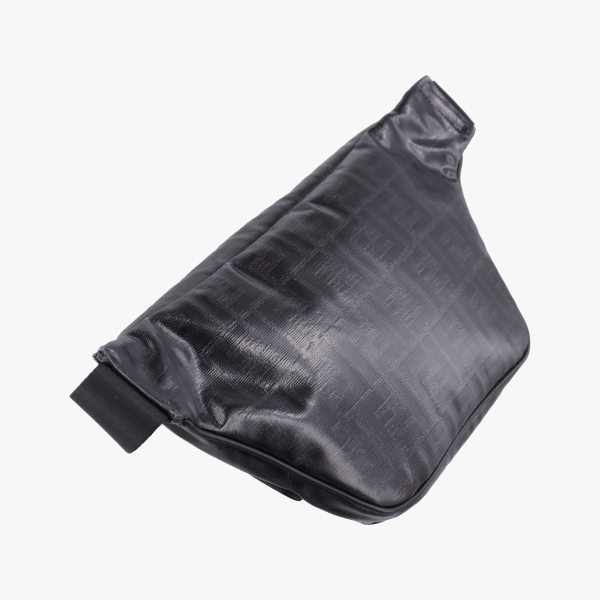 Zucca Diagonal Pattern Black PVC Coated Canvas 7VA434 7VA434 A5N7 198-8241ズッカ柄 ダイアゴナル ブラック PVCコーティングキャンバス 7VA434 7VA434 A5N7 198-8241
