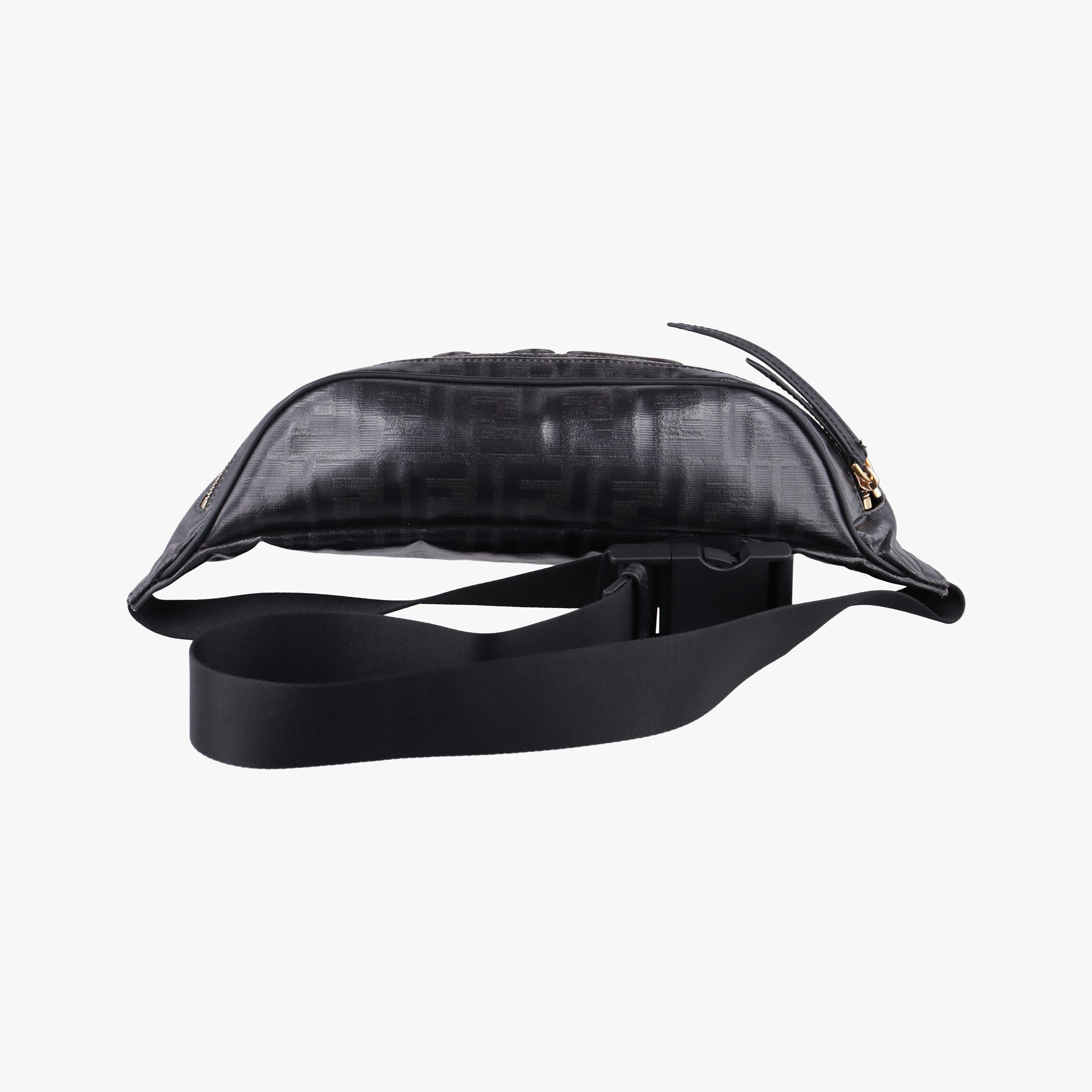 Zucca Diagonal Pattern Black PVC Coated Canvas 7VA434 7VA434 A5N7 198-8241ズッカ柄 ダイアゴナル ブラック PVCコーティングキャンバス 7VA434 7VA434 A5N7 198-8241
