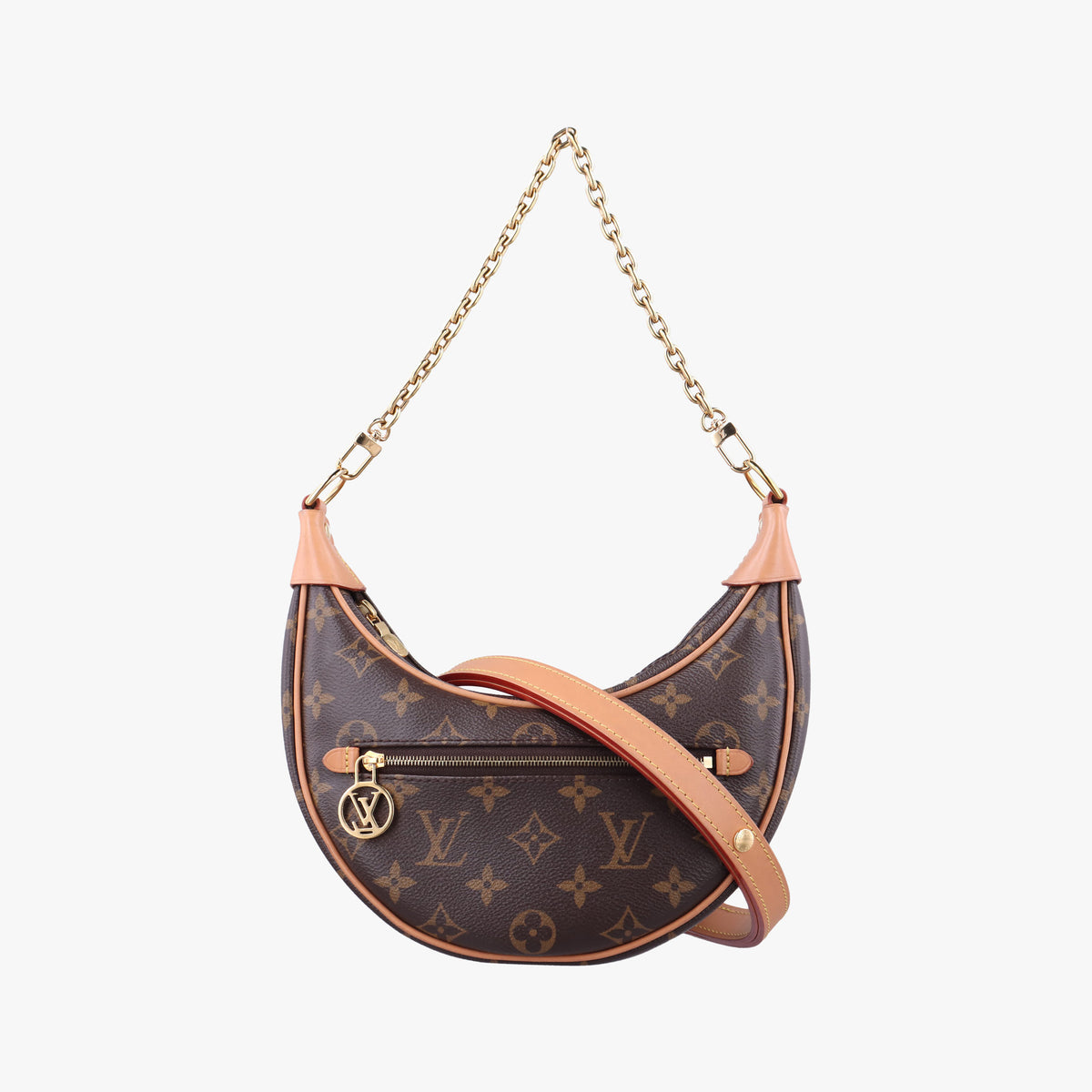 LOOP Brown×Beige Monogram Canvas M81098 IC Chipループ モノグラム/ブラウン×ベージュ モノグラムキャンバス M81098 ICチップ