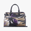 Camouflage Print Bowler Multicolour canvas 10-BO-1111カモフラージュプリントボウラー マルチカラー キャンバス 10-BO-1111