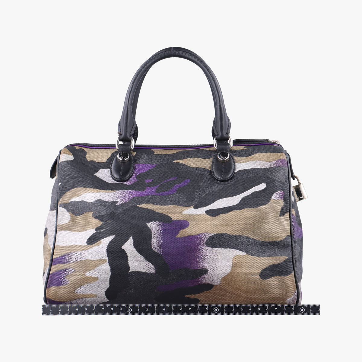 Camouflage Print Bowler Multicolour canvas 10-BO-1111カモフラージュプリントボウラー マルチカラー キャンバス 10-BO-1111