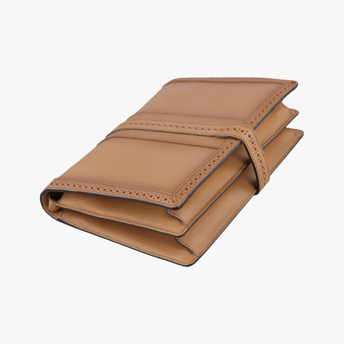 Duilio Broge Beige Leather 296902 E012319530ドゥイリオ ブローゲ ベージュ レザー 296902 E012319530
