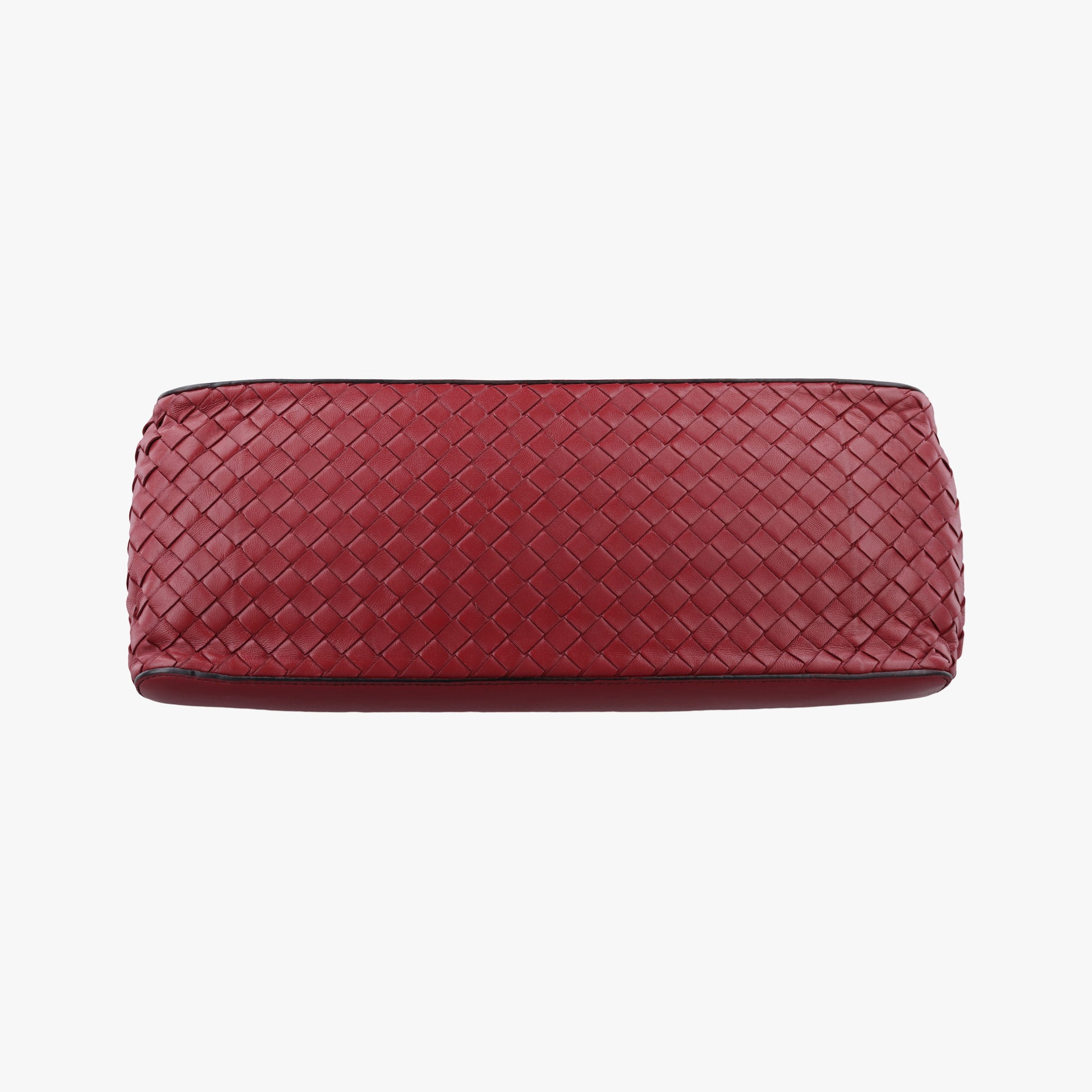 Intrecciato Ellitica Red lambskin B07612356Aイントレチャート エリティカ レッド ラムスキン B07612356A