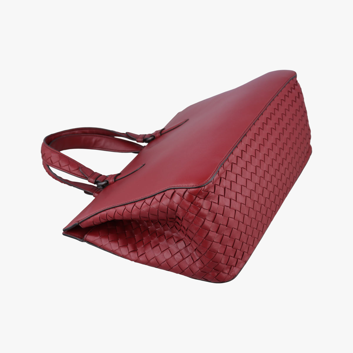 Intrecciato Ellitica Red lambskin B07612356Aイントレチャート エリティカ レッド ラムスキン B07612356A