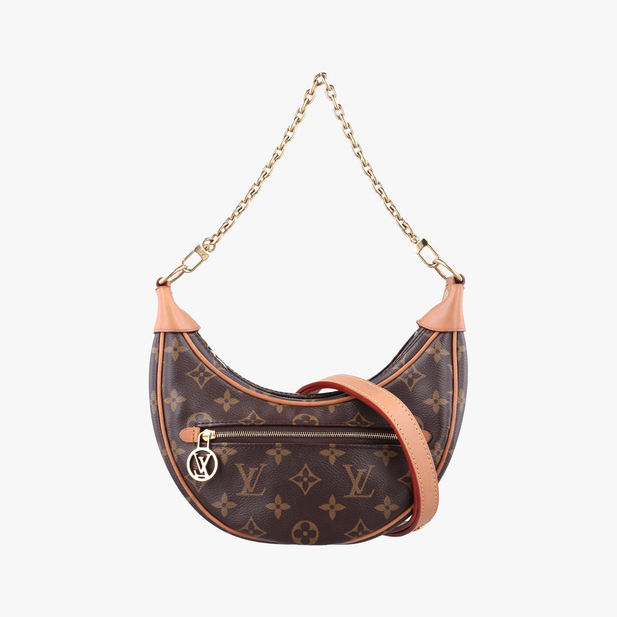 LOOP Brown×Beige Monogram Canvas M81098 IC Chipループ モノグラム/ブラウン×ベージュ モノグラムキャンバス M81098 ICチップ