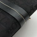 Trotter Flower Tote Black canvas×Leather 07-BO-1015トロッター フラワー トート ブラック キャンバス×レザー 07-BO-1015