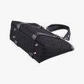 Trotter Flower Tote Black canvas×Leather 07-BO-1015トロッター フラワー トート ブラック キャンバス×レザー 07-BO-1015