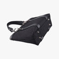 Trotter Flower Tote Black canvas×Leather 07-BO-1015トロッター フラワー トート ブラック キャンバス×レザー 07-BO-1015
