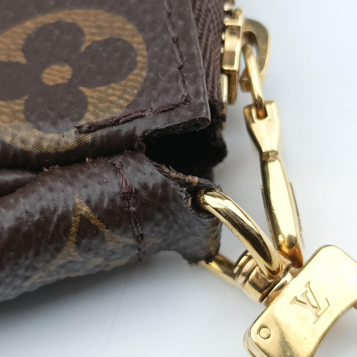 Multi Pochette Accessoir brown×khaki Monogram Canvas M44813 IC Chipミュルティ ポシェット アクセソワール モノグラム/ブラウン×カーキ モノグラムキャンバス M44813 ICチップ