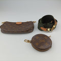 Multi Pochette Accessoir brown×khaki Monogram Canvas M44813 IC Chipミュルティ ポシェット アクセソワール モノグラム/ブラウン×カーキ モノグラムキャンバス M44813 ICチップ