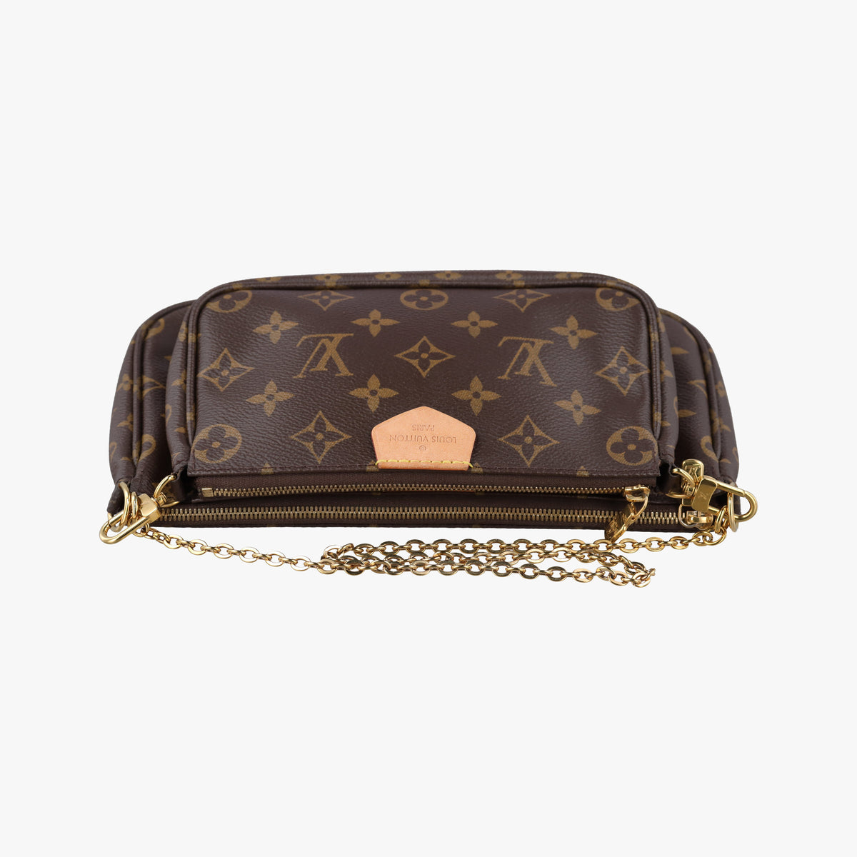 Multi Pochette Accessoir brown×khaki Monogram Canvas M44813 IC Chipミュルティ ポシェット アクセソワール モノグラム/ブラウン×カーキ モノグラムキャンバス M44813 ICチップ