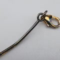 Pre-owned Hermes Pop H Golden×Blue GP  necklace | stylenewstar