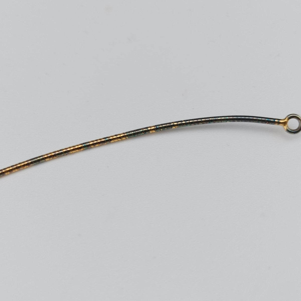 Pre-owned Hermes Pop H Golden×Blue GP  necklace | stylenewstar