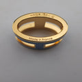 Pre-owned Hermes Pop H Golden×Blue GP  necklace | stylenewstar