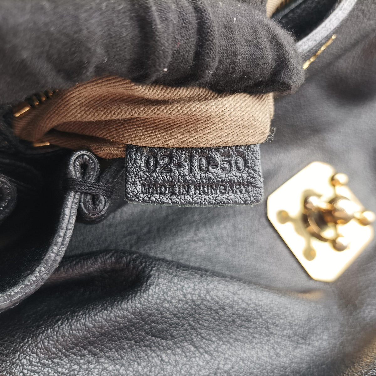Elsie Black Leather 02-10-50エルシー ブラック レザー 02-10-50