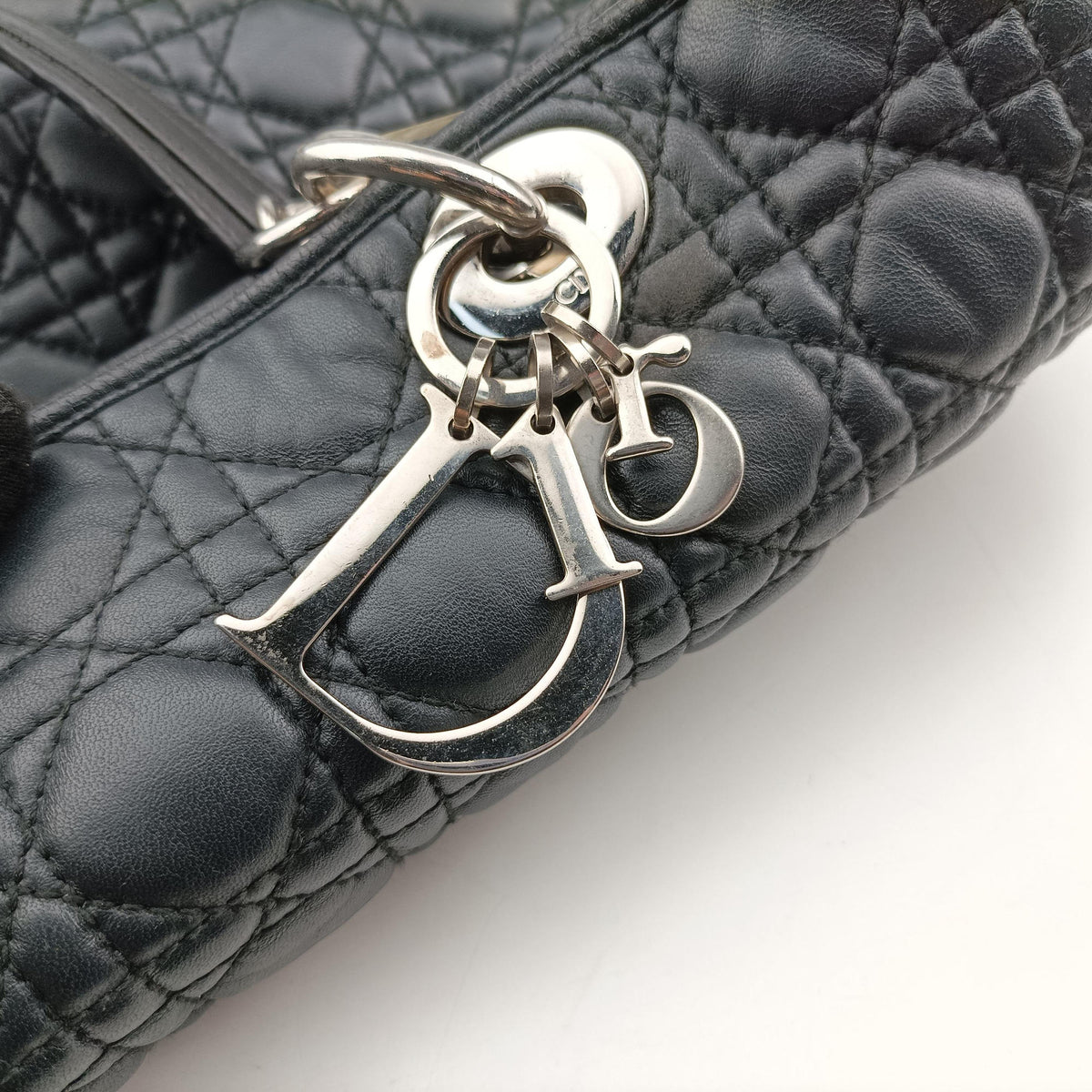 Cannage Dior Soft Shopping Black lambskin 236-BM-0078ソフト レディ ディオール トート ブラック ラムスキン 236-BM-0078