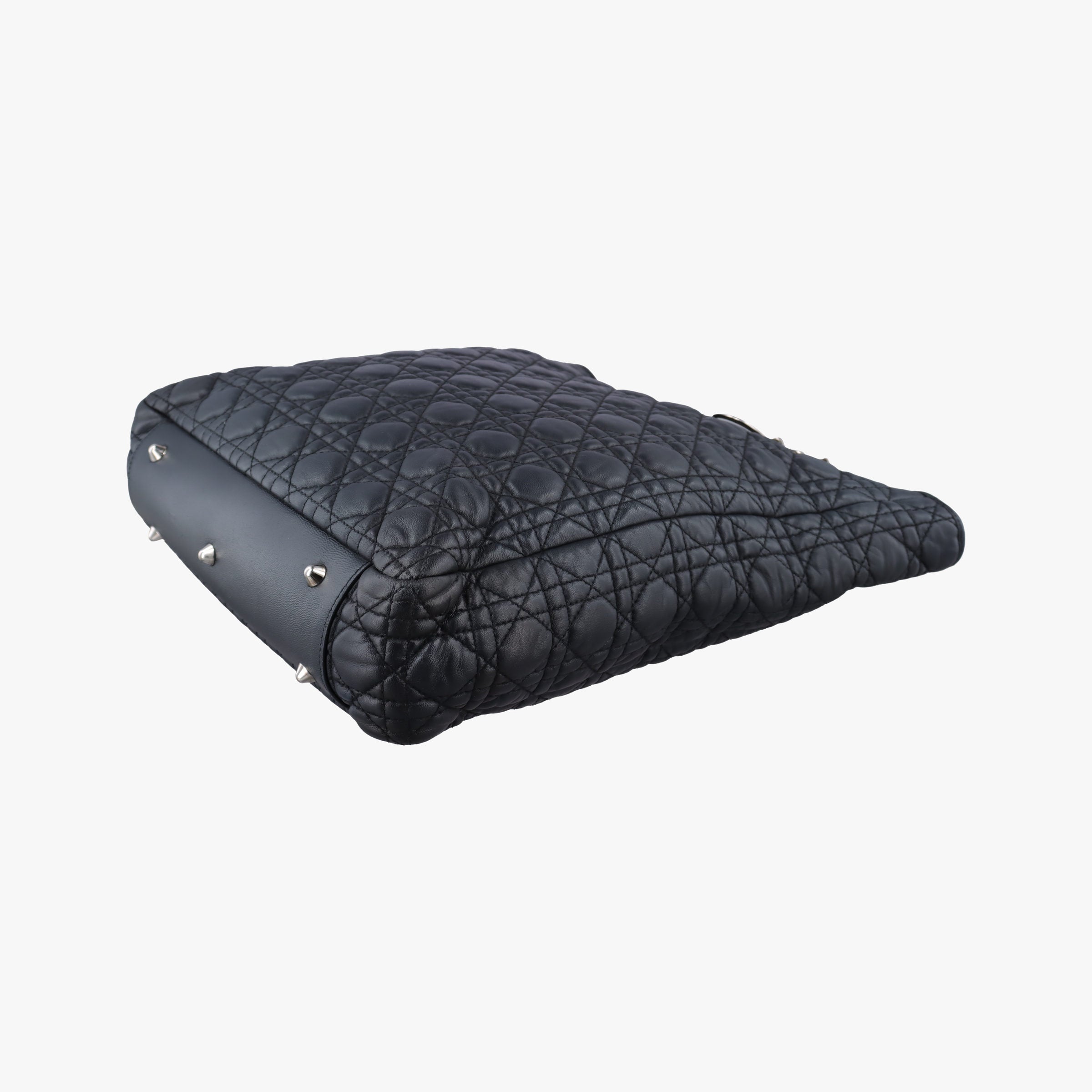 Cannage Dior Soft Shopping Black lambskin 236-BM-0078ソフト レディ ディオール トート ブラック ラムスキン 236-BM-0078