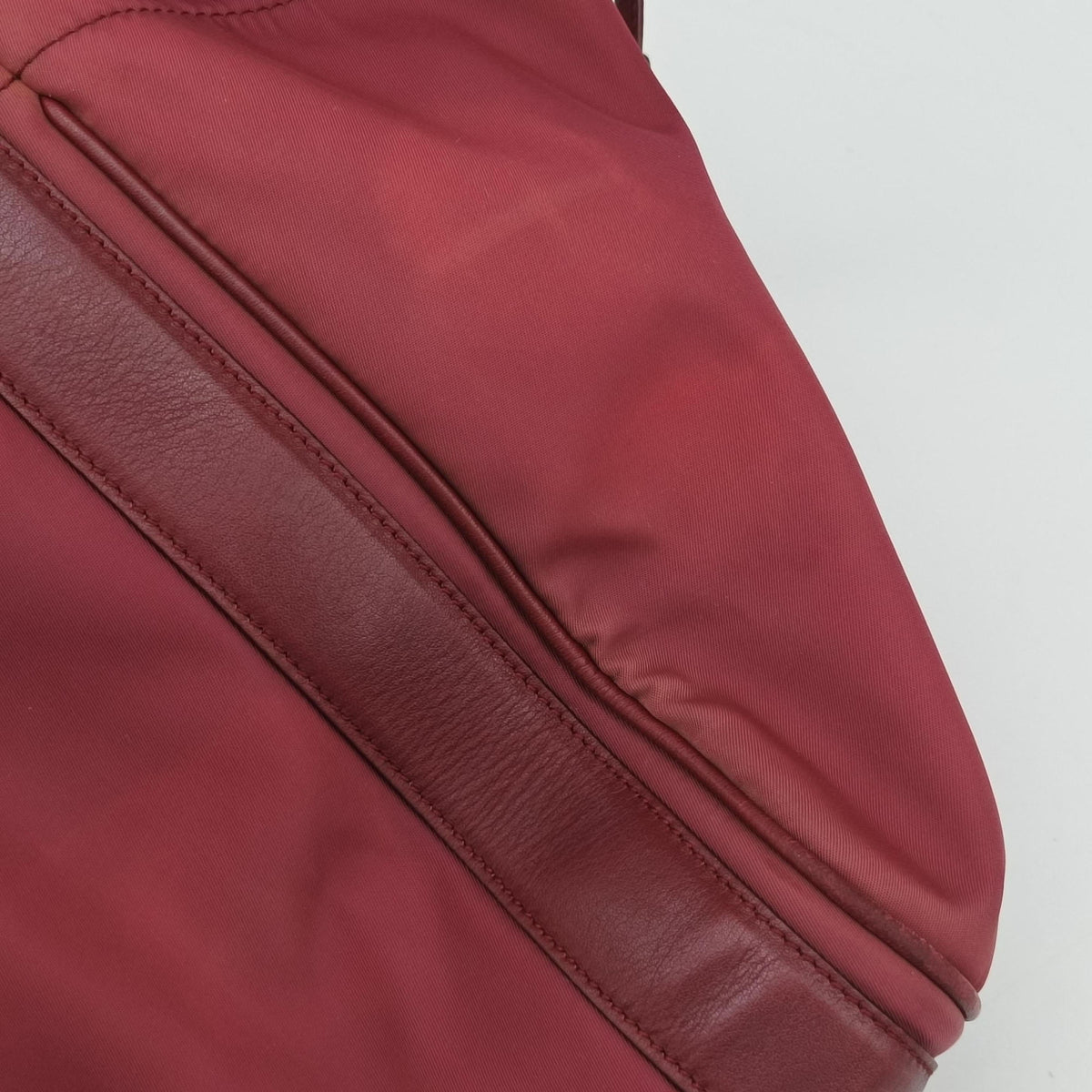 Drawstring Bag Red Nylon EE-21 0394巾着 バッグ レッド ナイロン EE-21 0394