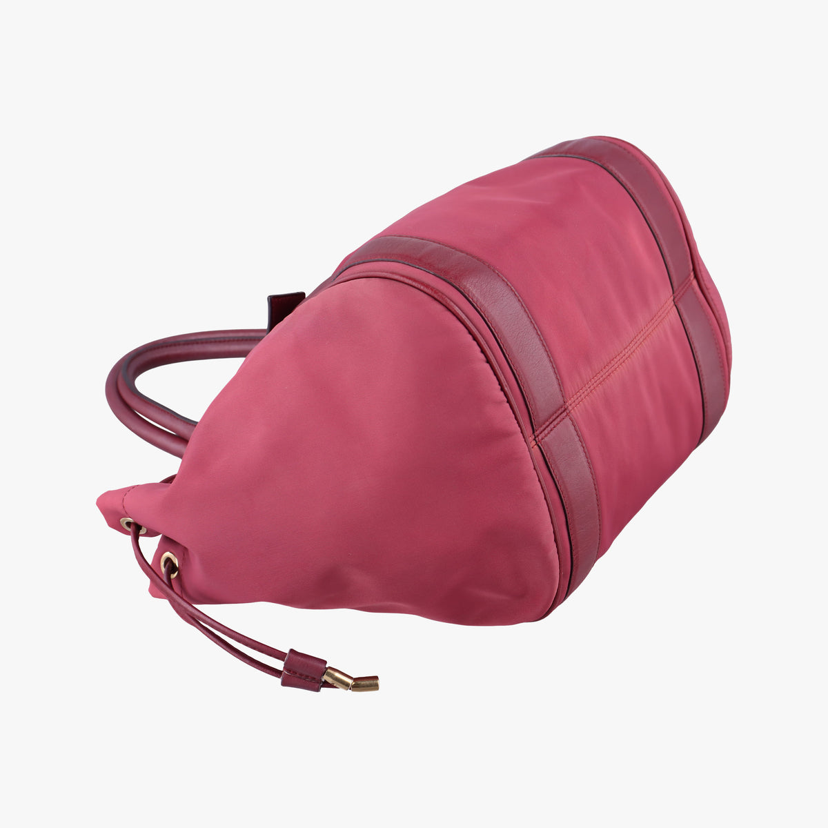 Drawstring Bag Red Nylon EE-21 0394巾着 バッグ レッド ナイロン EE-21 0394
