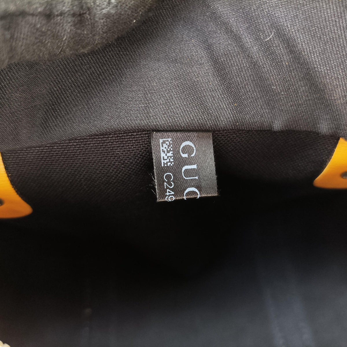 GG Plus GG Supreme Yellow×White PVC coated canvas 193604 C2495744GGプラス GGスプリーム イエロー×ホワイト PVCコーティングキャンバス 193604 C2495744